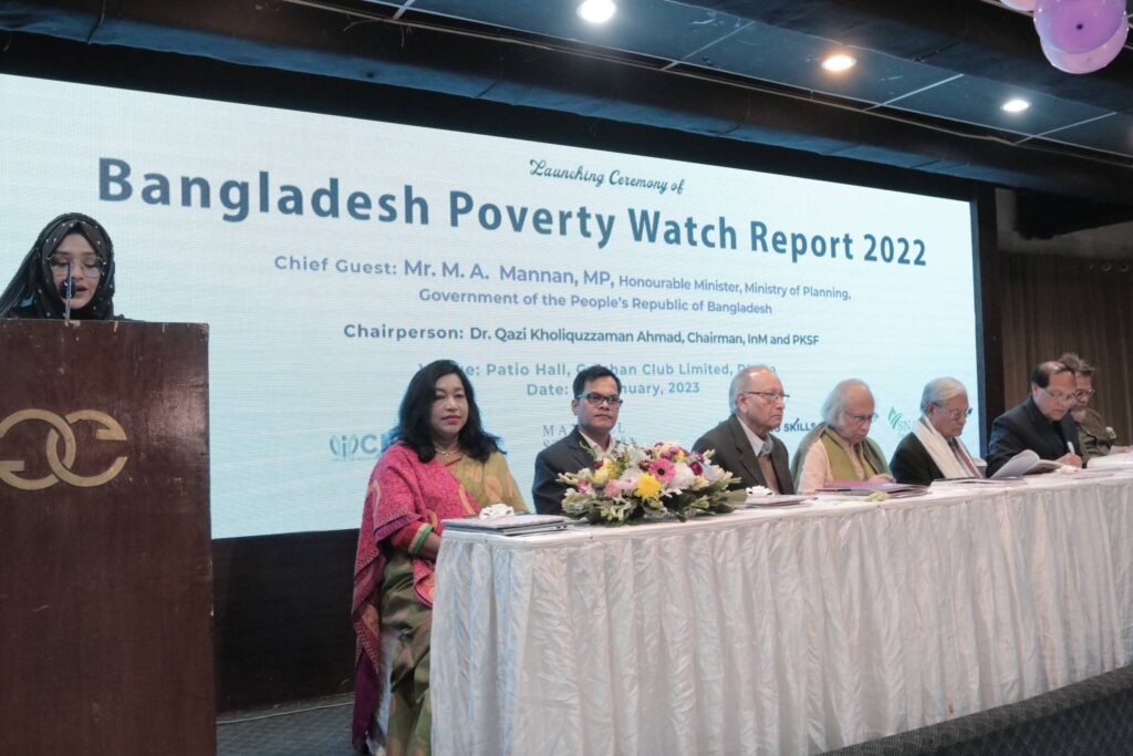 Opening Speech for Poverty Watch Report Launch